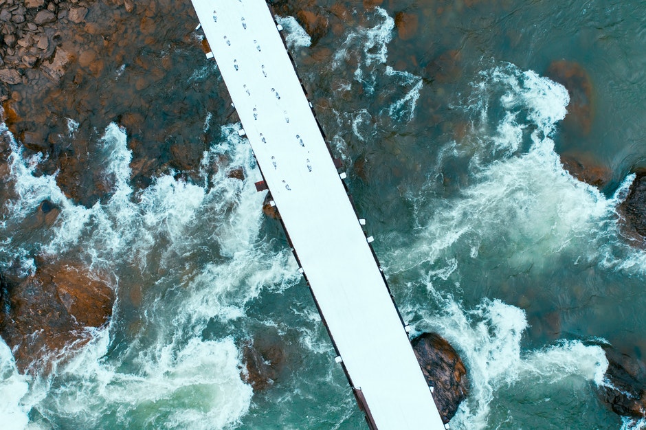 Bridge over water